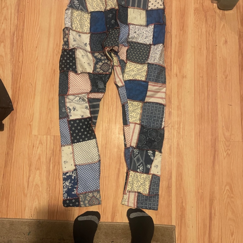Patch work pants - Picture 2 of 2